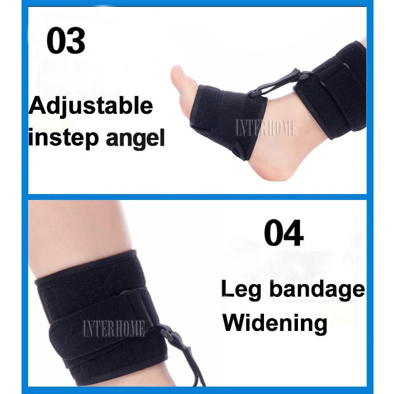 Plantar Fasciitis Dorsal Night & Day Splint Foot Orthosis Stabilizer Adjustable Drop Foot Orthotic Brace Support Pain Relief - SHOP PAGUE AO CHEGAR SHOP PAGUE AO CHEGAR