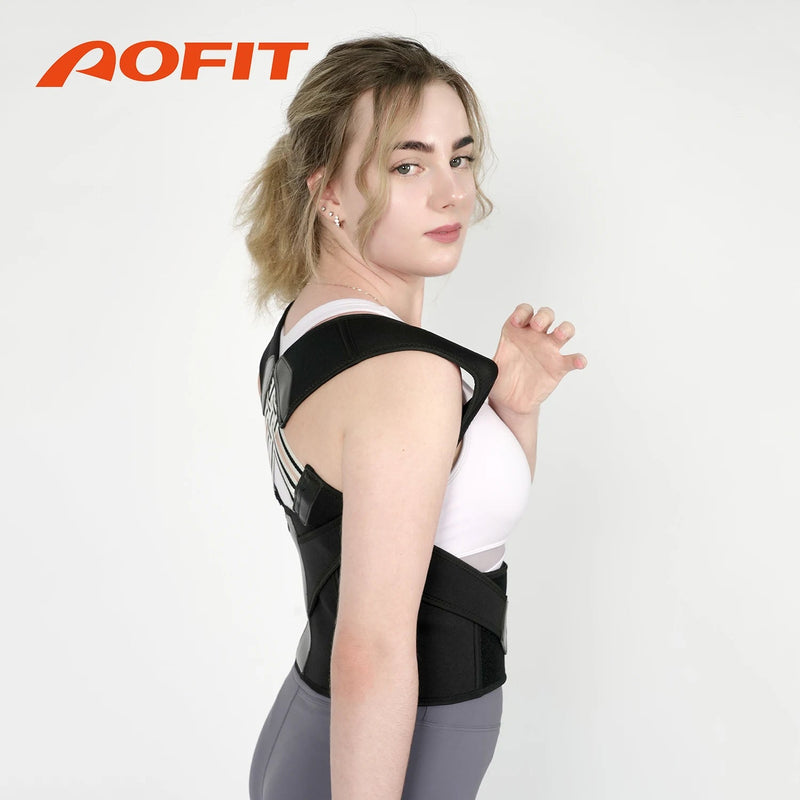 Posture Corrector for Women and Men, Adjustable Shoulder Posture Brace, Back Straightener Posture, Used for Middle Upper Spine - SHOP PAGUE AO CHEGAR PAGUE AO CHEGAR
