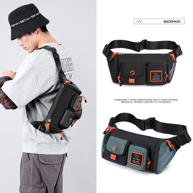 Running Waist Bag Lycra Sports Marathon Bag Outdoor Climbing Hiking Kettle Bag - SHOP PAGUE AO CHEGAR Fanny PackWAUTTON