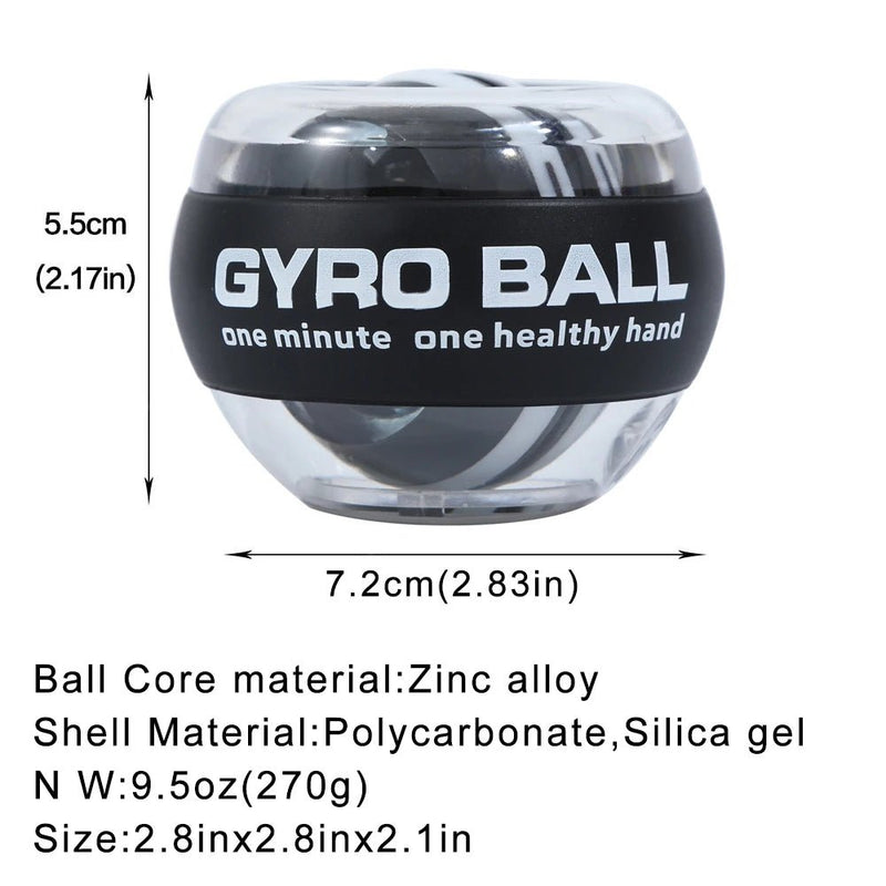 Self - Starting Wrist Gyro Ball Power Trainer Ball Wrist Strengthening Device Forearm Exerciser Strengthen Arms Fingers Muscles - SHOP PAGUE AO CHEGAR SHOP PAGUE AO CHEGAR