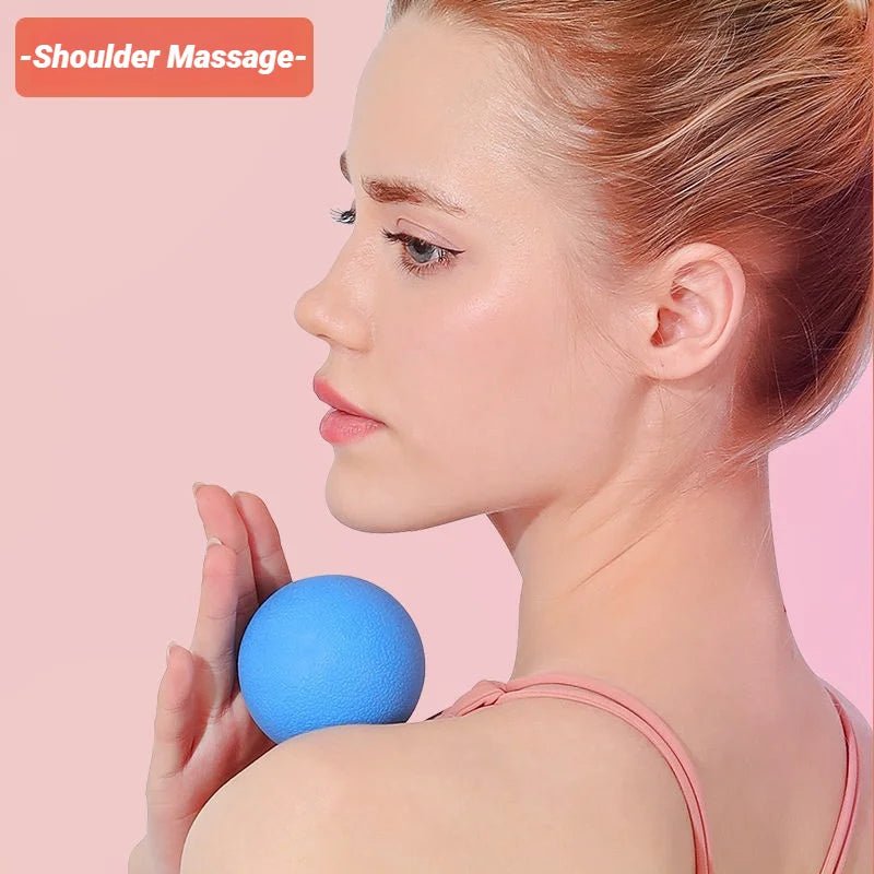 TPE 6CM Fascia Ball Deep Tissue Muscle Relaxation Exercise Sports Fitness Yoga Massage Trigger Point Stress Pain Relief - SHOP PAGUE AO CHEGAR SHOP PAGUE AO CHEGAR
