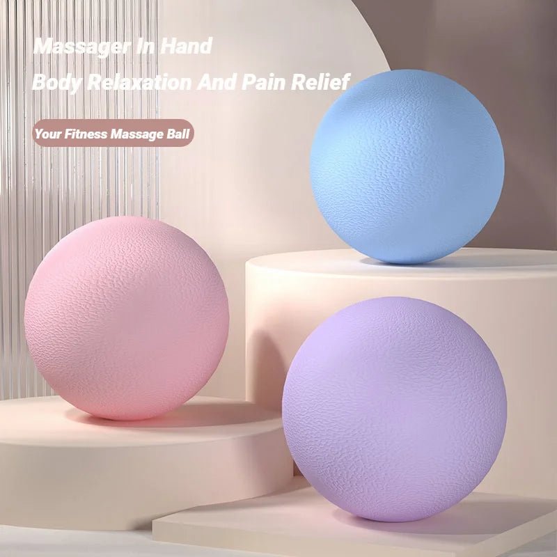 TPE 6CM Fascia Ball Deep Tissue Muscle Relaxation Exercise Sports Fitness Yoga Massage Trigger Point Stress Pain Relief - SHOP PAGUE AO CHEGAR SHOP PAGUE AO CHEGAR
