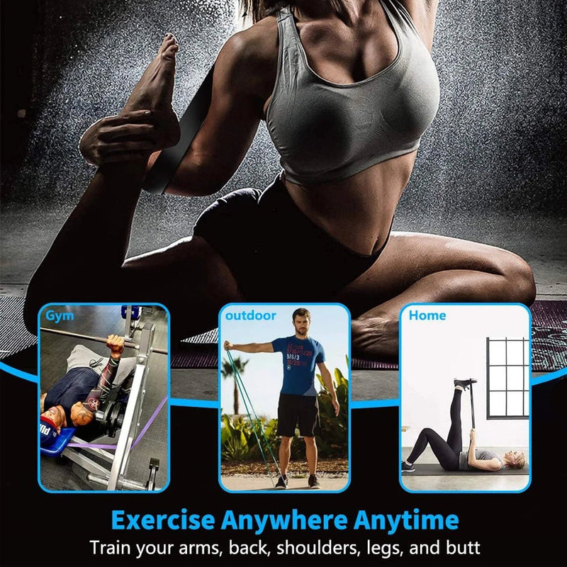 WOSWEIR - Elastic Training Gum Resistance Bands Gym Home Fitness Expander Yoga Pull Up Assist Rubber Crossfit Workout Equipment - SHOP PAGUE AO CHEGAR SHOP PAGUE AO CHEGAR
