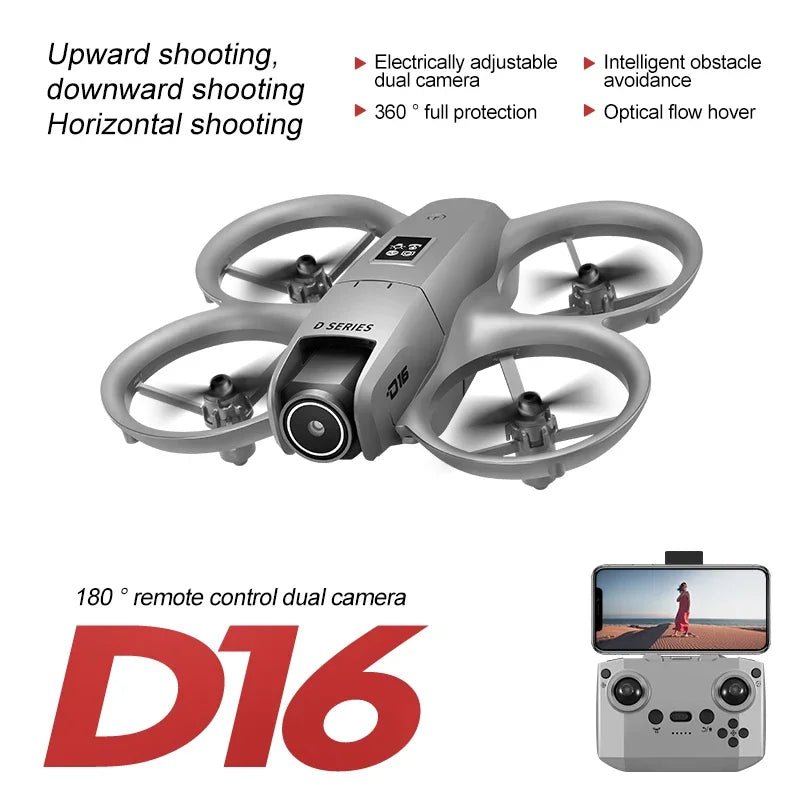 Xiaomi D16 Drone HD Dual Camera 8K Profesional Aerial 3 Battery Brushless Motor Optical Flow GPS Positioning Avoidance Drone - SHOP PAGUE AO CHEGAR PAGUE AO CHEGAR