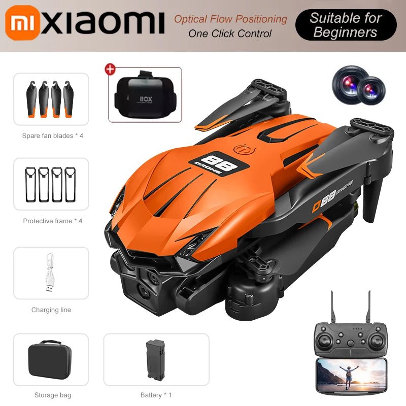 Xiaomi Drone 3 Batteries 8K HD Camera Aerial Photography Intelligent Obstacle Avoidance Brushless Motor 5G WIFI GPS VR D88 Drone - SHOP PAGUE AO CHEGAR PAGUE AO CHEGAR