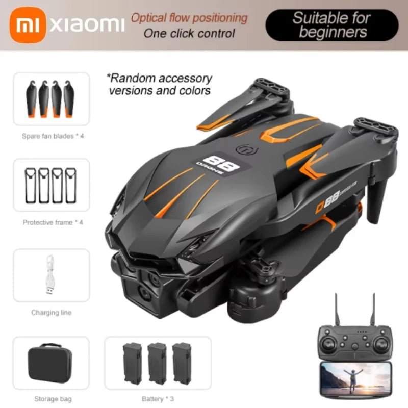 Xiaomi Drone 3 Batteries 8K HD Camera Aerial Photography Intelligent Obstacle Avoidance Brushless Motor 5G WIFI GPS VR D88 Drone - SHOP PAGUE AO CHEGAR PAGUE AO CHEGAR