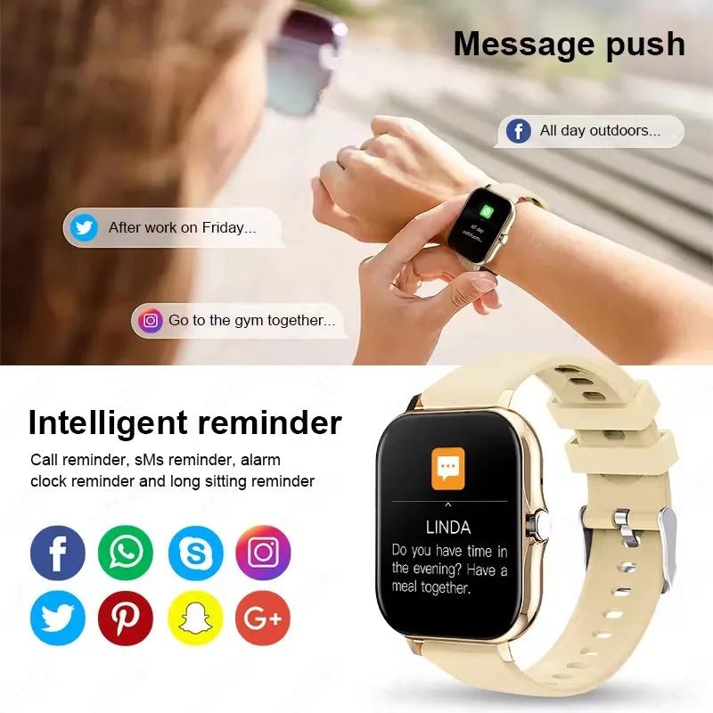 Xiaomi MIJIA 2025 New Smart Watch Bluetooth Call Music Heart Rate Blood Pressure Monitor Smartwatch for Women Men Holiday Gifts - SHOP PAGUE AO CHEGARSHOP PAGUE AO CHEGAR
