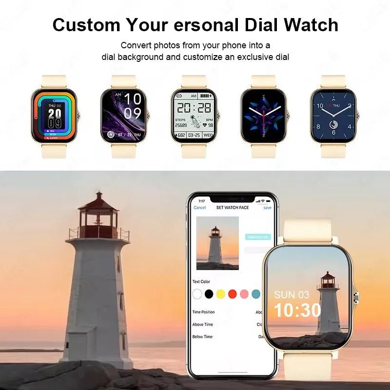Xiaomi MIJIA 2025 New Smart Watch Bluetooth Call Music Heart Rate Blood Pressure Monitor Smartwatch for Women Men Holiday Gifts - SHOP PAGUE AO CHEGARSHOP PAGUE AO CHEGAR